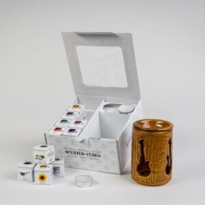 Geschenkbox 170g braun mit Gitarre